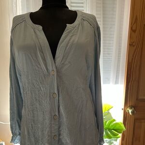Democracy Sky Blue Button-Down Shirt